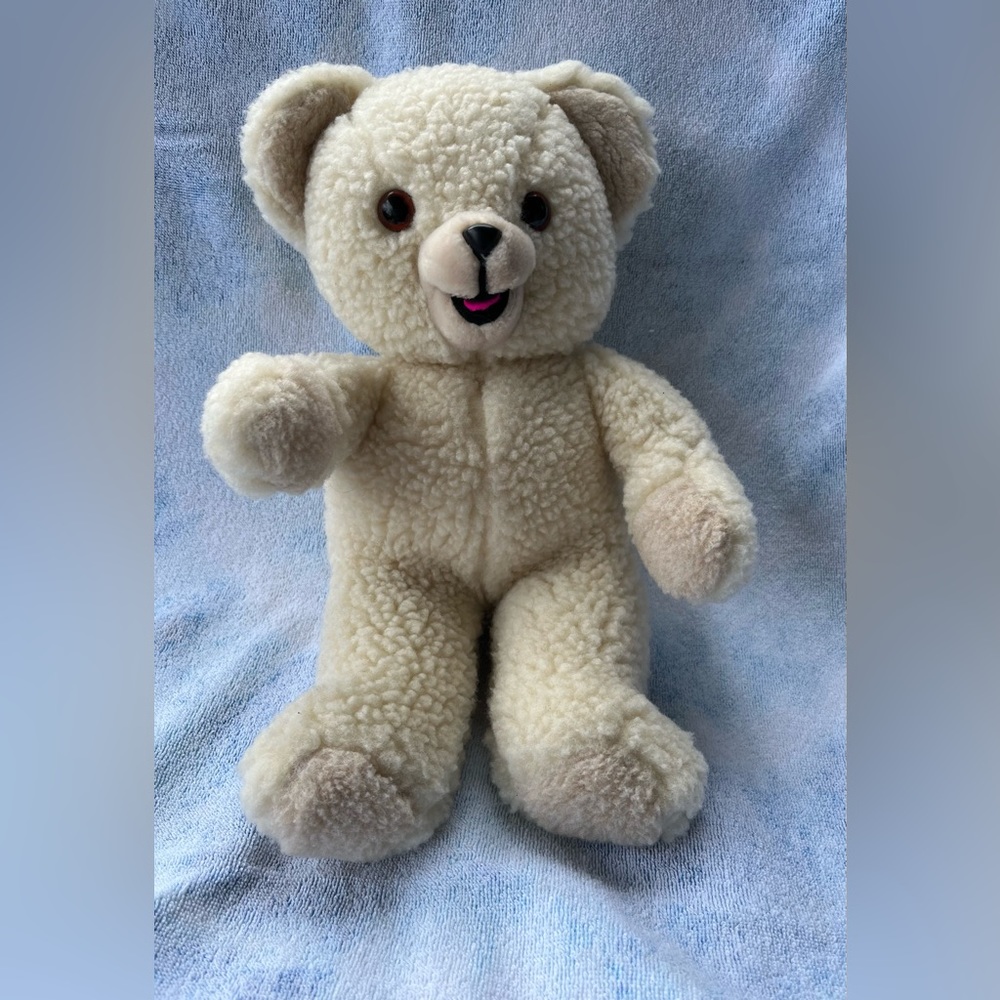 Vintage 1986 Russ Snuggle Bear Plush 15" Lever Brothers Stuffed Animal